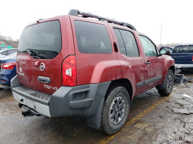 5N1AN0NW2FN658669 - 2015 NISSAN XTERRA X BURGUNDY photo 3