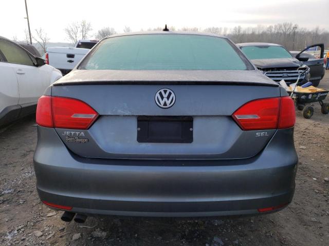 3VWL07AJ2EM219461 - 2014 VOLKSWAGEN JETTA SEL GRAY photo 6