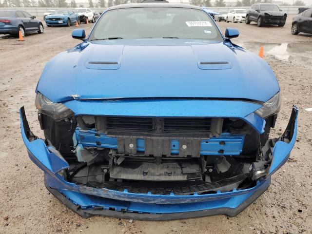 1FA6P8TH1L5183444 - 2020 FORD MUSTANG BLUE photo 5