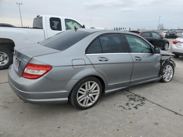 WDDGF54X68F044102 - 2008 MERCEDES-BENZ C 300 GRAY photo 3