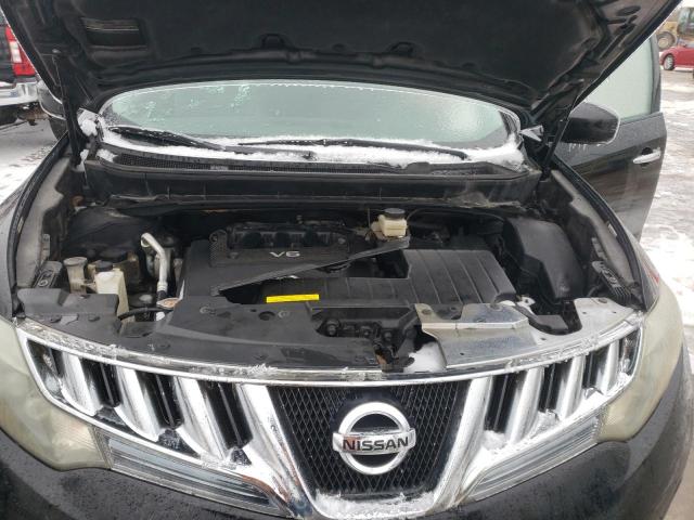 JN8AZ18W19W206547 - 2009 NISSAN MURANO S BLACK photo 11