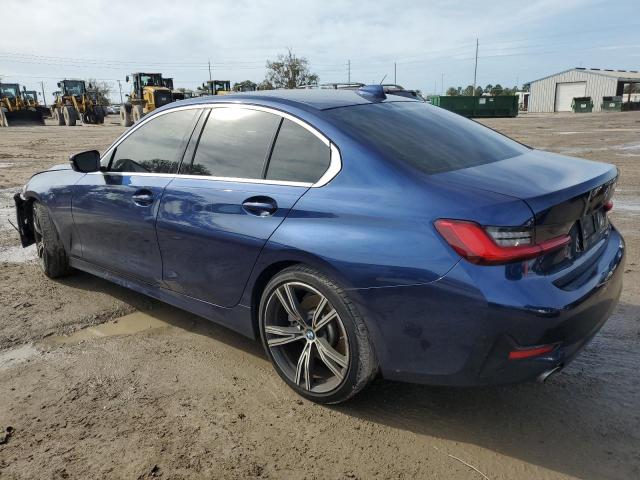 3MW5R1J01L8B10496 - 2020 BMW 330I BLUE photo 2