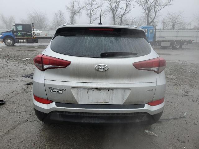 KM8J3CA46HU299542 - 2017 HYUNDAI TUCSON LIMITED SILVER photo 6