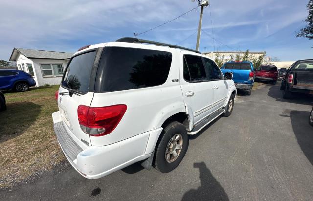 5TDZT34A85S248326 - 2005 TOYOTA SEQUOIA SR5 WHITE photo 4