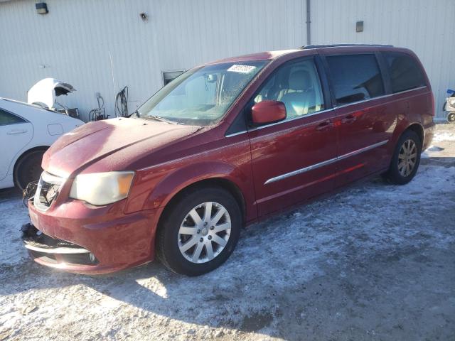 2C4RC1BGXDR539803 - 2013 CHRYSLER TOWN & COU RED photo 1