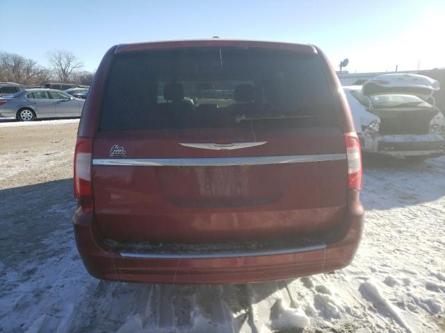 2C4RC1BGXDR539803 - 2013 CHRYSLER TOWN & COU RED photo 6