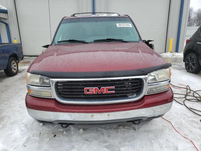 1GKEK13T91J289763 - 2001 GMC YUKON MAROON photo 5