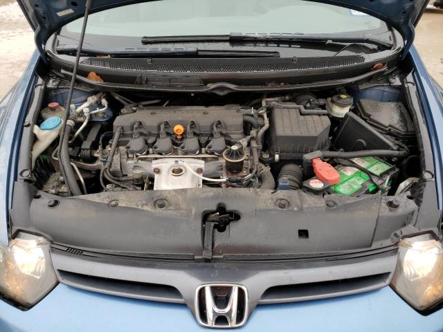 2HGFG12698H567037 - 2008 HONDA CIVIC LX GRAY photo 11