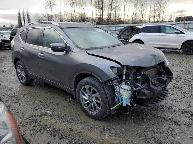 5N1AT2MV4EC773181 - 2014 NISSAN ROGUE S GRAY photo 4