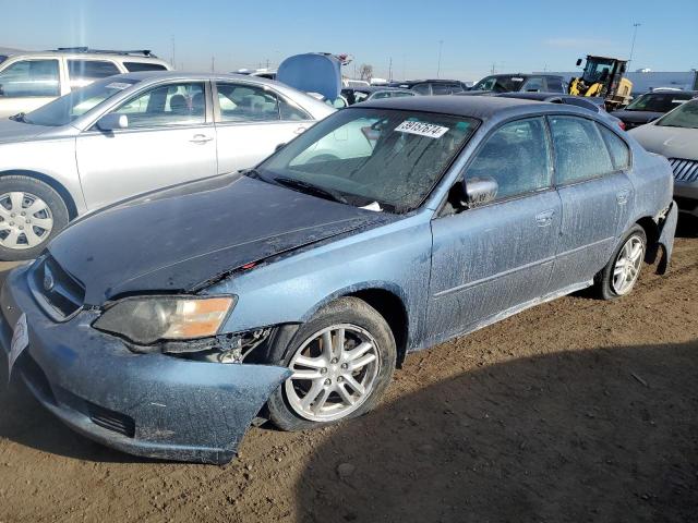 4S3BL616657201437 - 2005 SUBARU LEGACY 2.5I BLUE photo 1