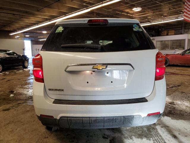 2GNALBEK3G1130202 - 2016 CHEVROLET EQUINOX LS WHITE photo 6