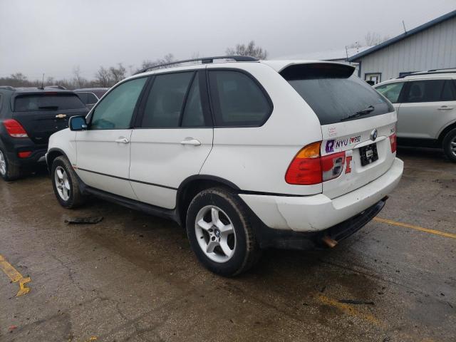 5UXFA53523LV90604 - 2003 BMW X5 3.0I WHITE photo 2