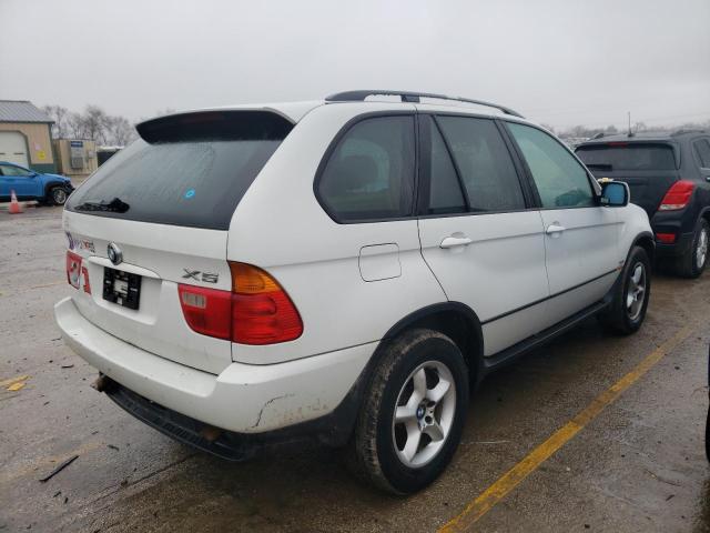 5UXFA53523LV90604 - 2003 BMW X5 3.0I WHITE photo 3