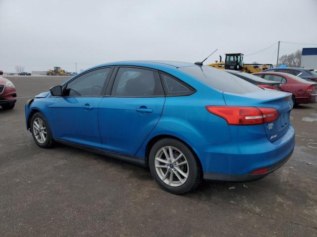 1FADP3F26FL227181 - 2015 FORD FOCUS SE BLUE photo 2