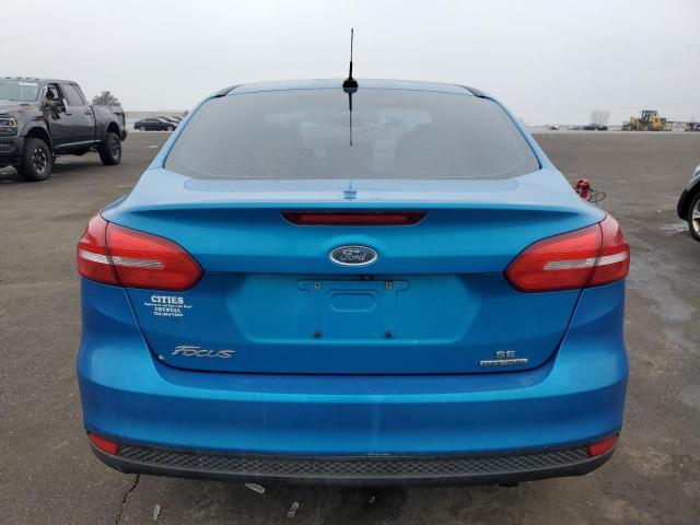 1FADP3F26FL227181 - 2015 FORD FOCUS SE BLUE photo 6