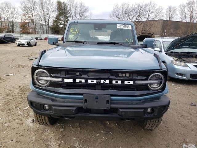 1FMDE5BH7NLB57285 - 2022 FORD BRONCO BASE BLUE photo 5