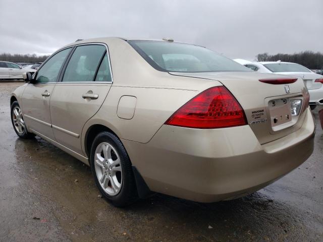 1HGCM568X7A007796 - 2007 HONDA ACCORD EX BEIGE photo 2