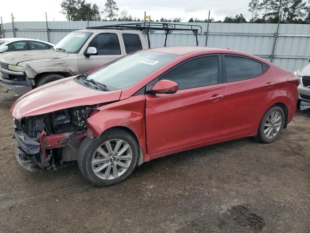 KMHDH4AE1FU310537 - 2015 HYUNDAI ELANTRA SE RED photo 1