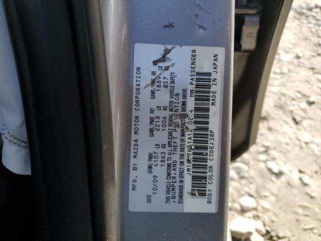 JM1BL1H51A1230244 - 2010 MAZDA 3 S SILVER photo 12