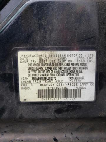 3N1AB61E19L680778 - 2009 NISSAN SENTRA 2.0 BLACK photo 12