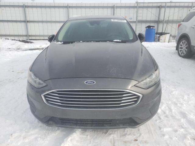 3FA6P0LU4KR166812 - 2019 FORD FUSION SE GRAY photo 5