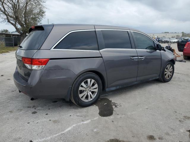 5FNRL5H66FB003306 - 2015 HONDA ODYSSEY EXL GRAY photo 3