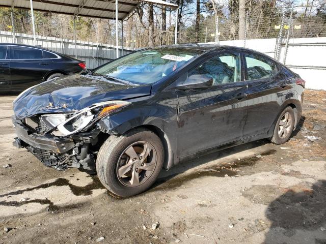 5NPDH4AE0EH539062 - 2014 HYUNDAI ELANTRA SE BLACK photo 1