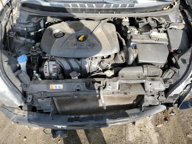 5NPDH4AE0EH539062 - 2014 HYUNDAI ELANTRA SE BLACK photo 11