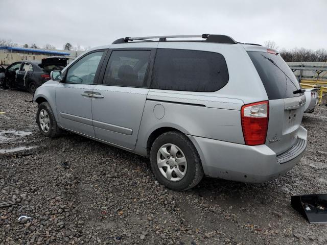 KNDMB233576189443 - 2007 KIA SEDONA EX SILVER photo 2