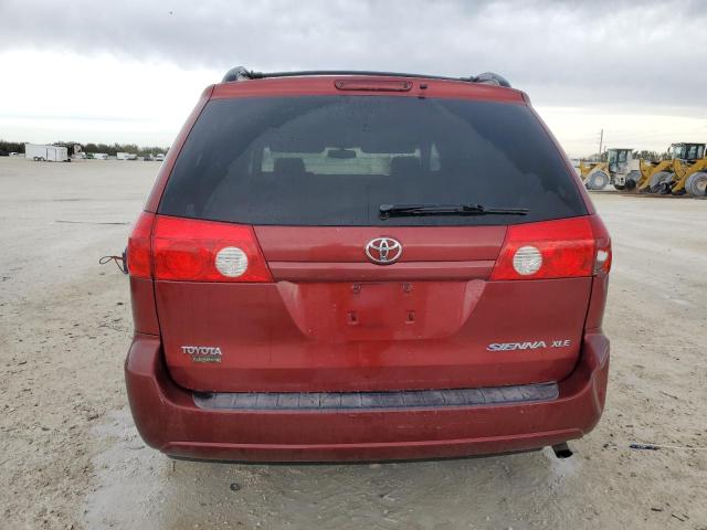 5TDZA22C96S449982 - 2006 TOYOTA SIENNA XLE MAROON photo 6