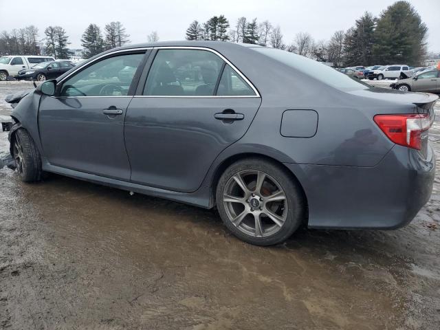 4T1BK1FK2CU018560 - 2012 TOYOTA CAMRY SE GRAY photo 2