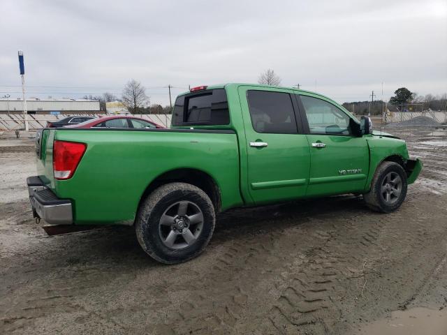 1N6BA07A95N533671 - 2005 NISSAN TITAN XE GREEN photo 3