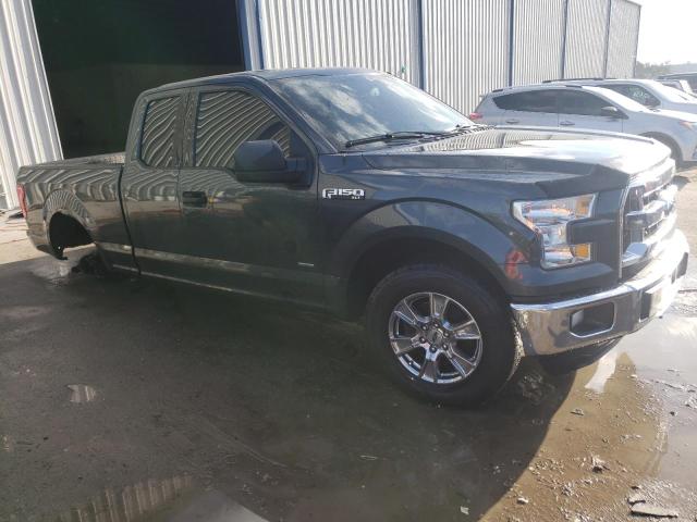 1FTEX1CP6FKE76489 - 2015 FORD F150 SUPER GREEN photo 4