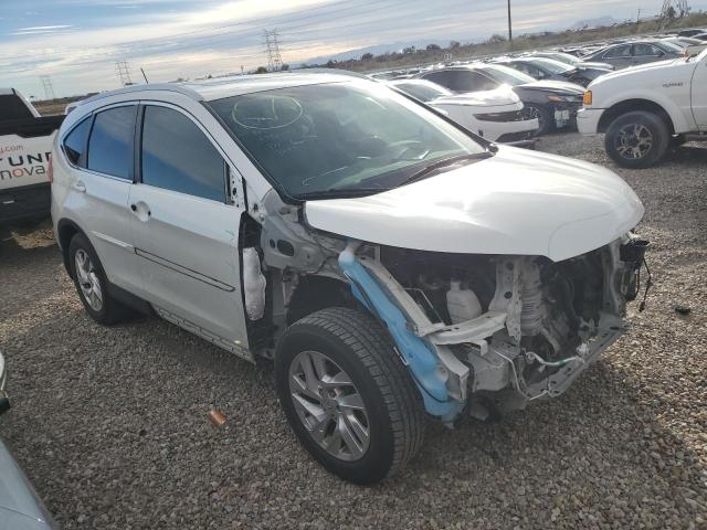 5J6RM4H74FL018412 - 2015 HONDA CR-V EXL WHITE photo 4