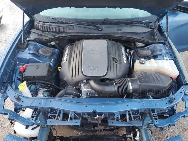 2C3CDXCT7NH186594 - 2022 DODGE CHARGER R/T BLUE photo 11