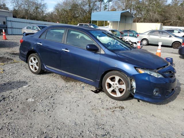 5YFBU4EE0DP075608 - 2013 TOYOTA COROLLA BASE BLUE photo 4