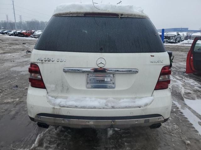 4JGBB22E78A383637 - 2008 MERCEDES-BENZ ML 320 CDI WHITE photo 6