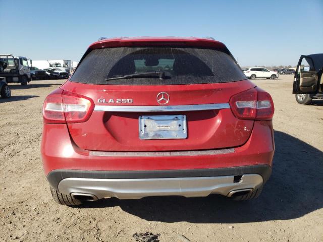 WDCTG4EB6FJ152808 - 2015 MERCEDES-BENZ GLA 250 RED photo 6