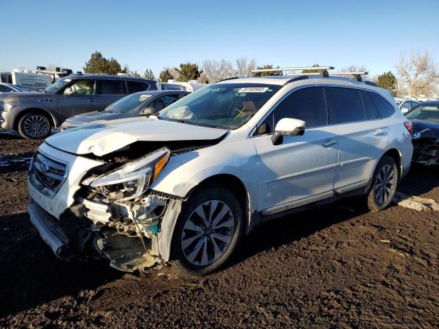 4S4BSETC1H3367596 - 2017 SUBARU OUTBACK TOURING WHITE photo 1