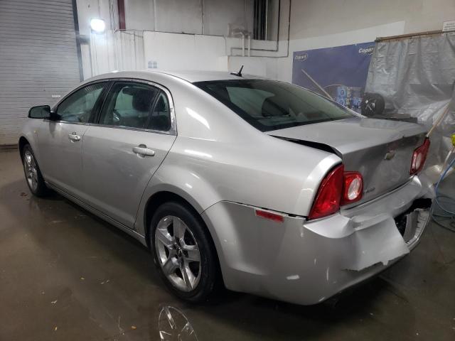 1G1ZH57B58F255930 - 2008 CHEVROLET MALIBU 1LT Srebrny zdjęcie 2