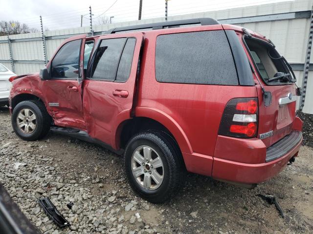 1FMEU63E38UA93777 - 2008 FORD EXPLORER XLT BURGUNDY photo 2