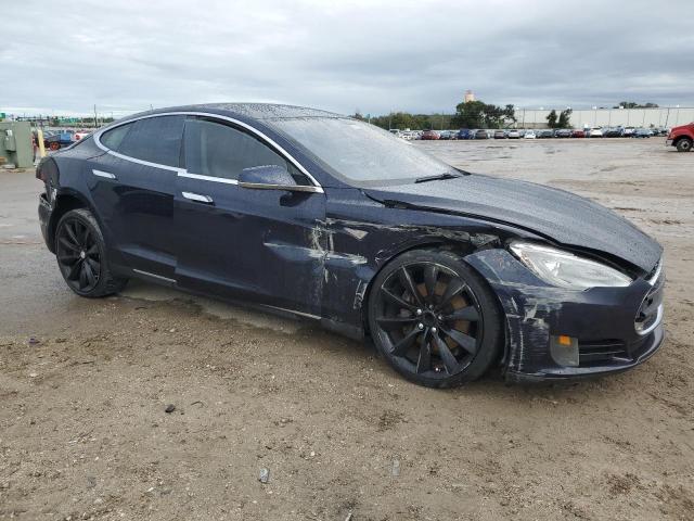 5YJSA1CP9DFP06301 - 2013 TESLA MODEL S ლურჯი ფოტო 4
