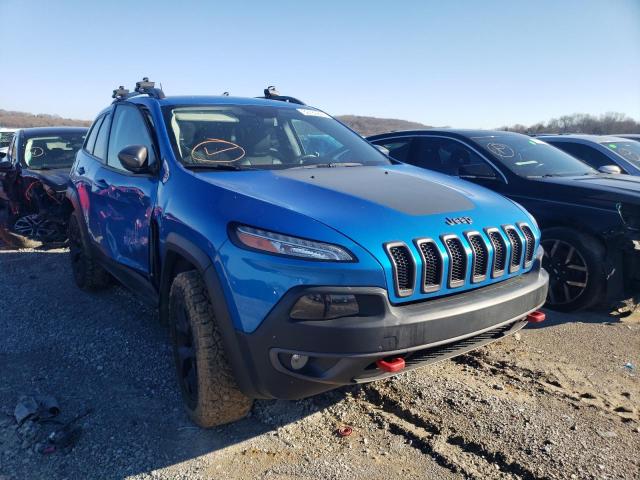 1C4PJMBX4JD513002 - 2018 JEEP CHEROKEE TRAILHAWK 蓝色 照片 4