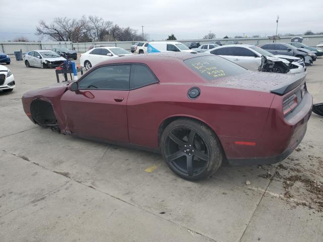 2C3CDZAG1KH503721 - 2019 DODGE CHALLENGER SXT BURGUNDY photo 2