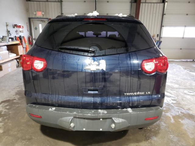 1GNKRFED7CJ147970 - 2012 CHEVROLET TRAVERSE LS BLUE photo 6