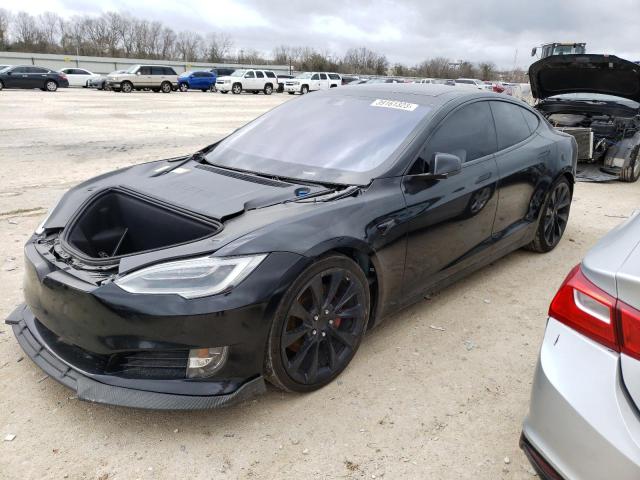 5YJSA1E23GF148970 - 2016 TESLA MODEL S Սև լուսանկար 1