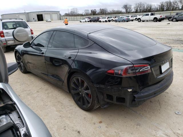 5YJSA1E23GF148970 - 2016 TESLA MODEL S Սև լուսանկար 2
