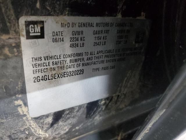 2G4GL5EX6E9320229 - 2014 BUICK REGAL 石墨色 照片 12