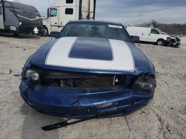 1ZVFT80N675362520 - 2007 FORD MUSTANG BLUE photo 5