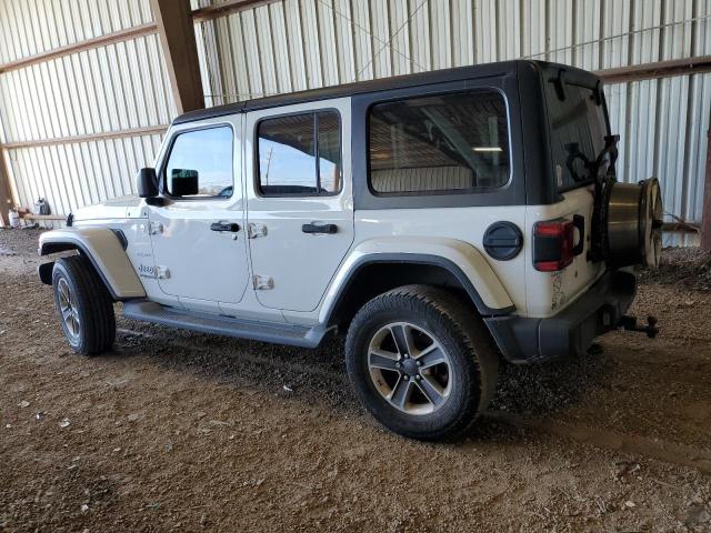 1C4HJXEG8JW186089 - 2018 JEEP WRANGLER U SAHARA WHITE photo 2